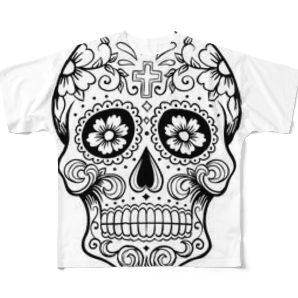 TRANQUILOのcalavera フルグラフィックTシャツ