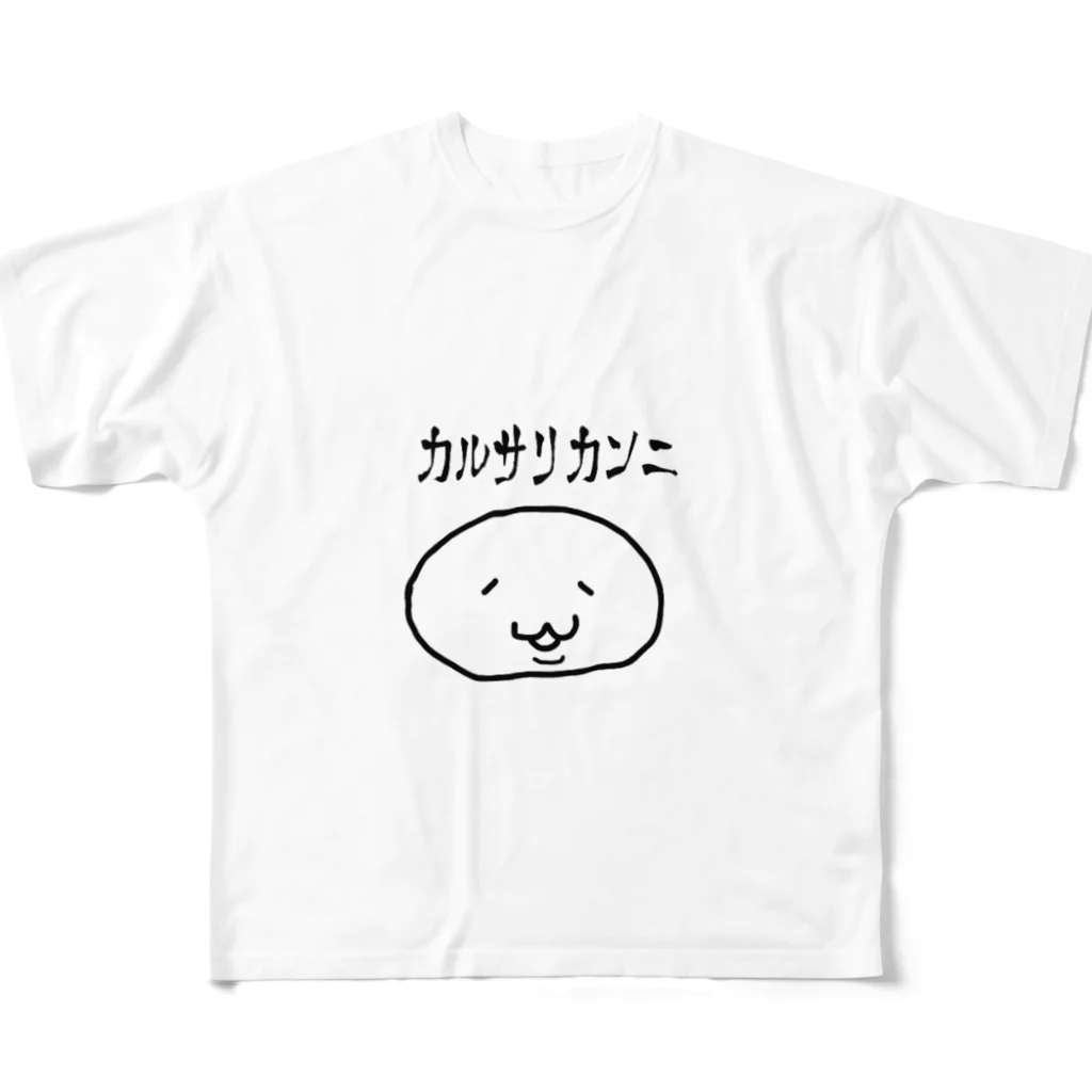 doruriroのカルサニカンニ フルグラフィックTシャツ