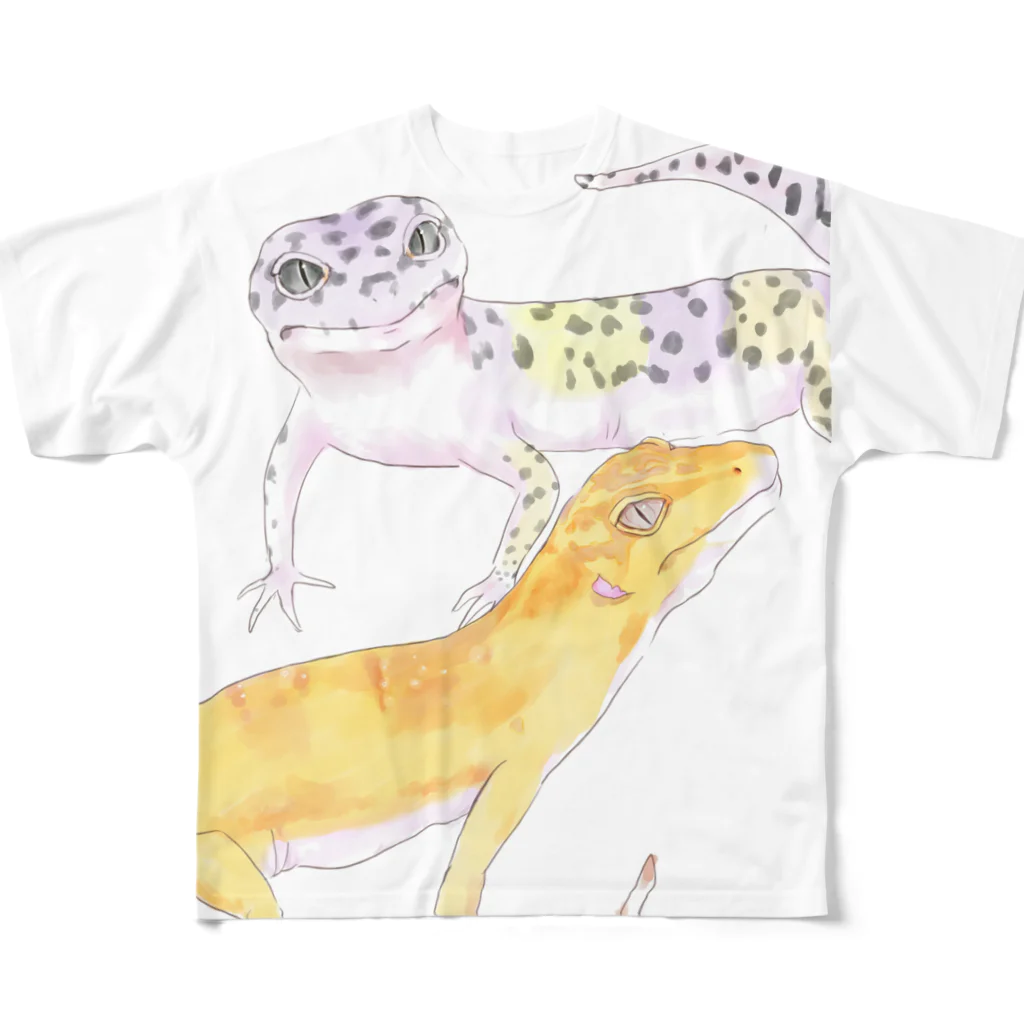 つくえのしたのしゃばぞうとタッジオ All-Over Print T-Shirt