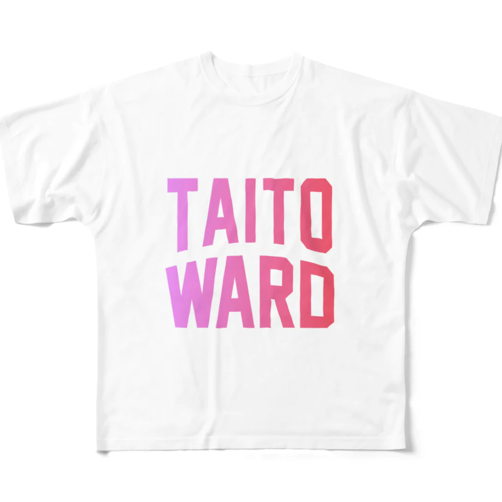 JIMOTOE Wear Local Japanの台東区 TAITO WARD All-Over Print T-Shirt