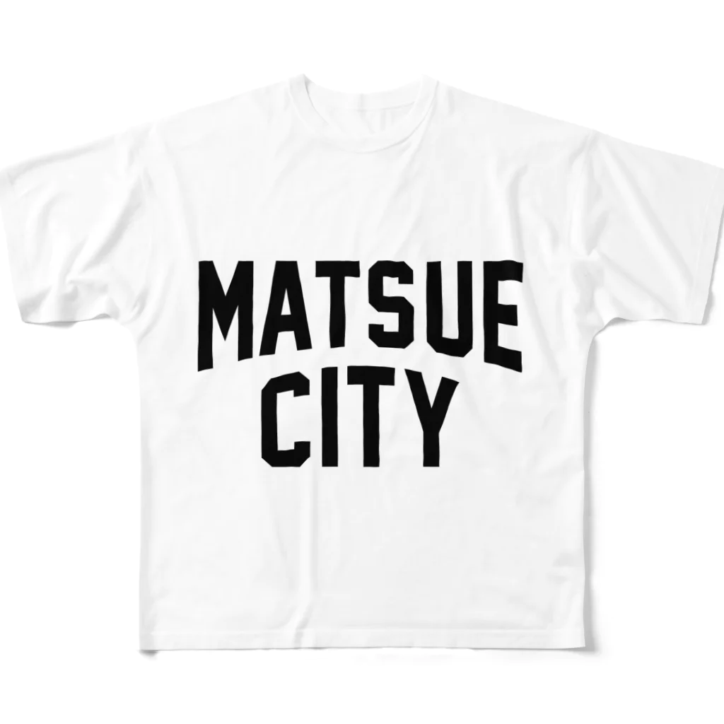 JIMOTO Wear Local Japanの松江市 MATSUE CITY フルグラフィックTシャツ