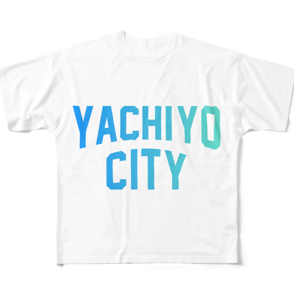 JIMOTOE Wear Local Japanの八千代市 YACHIYO CITY フルグラフィックTシャツ