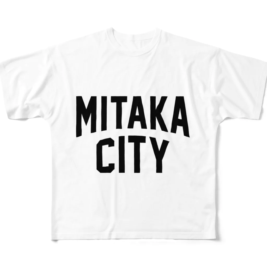 JIMOTO Wear Local Japanの三鷹市 MITAKA CITY フルグラフィックTシャツ