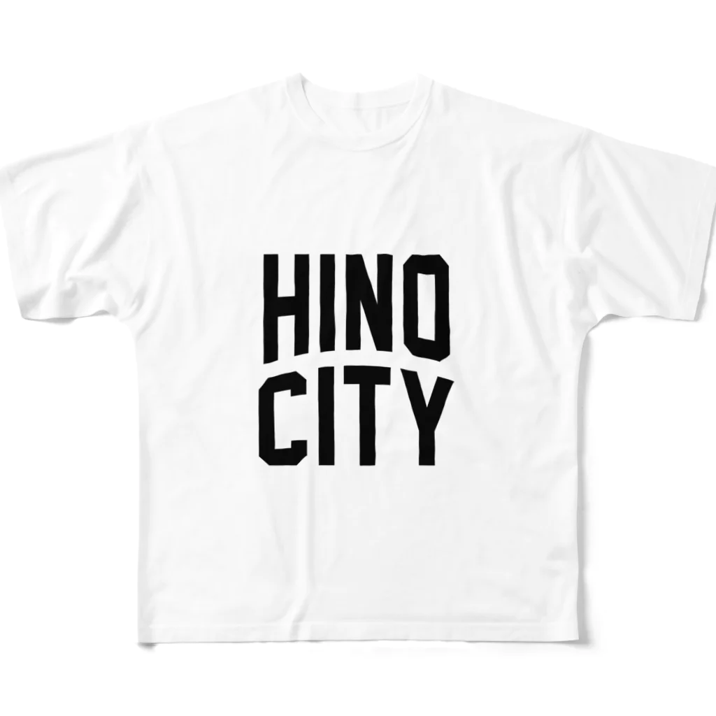 JIMOTOE Wear Local Japanの日野市 HINO CITY All-Over Print T-Shirt