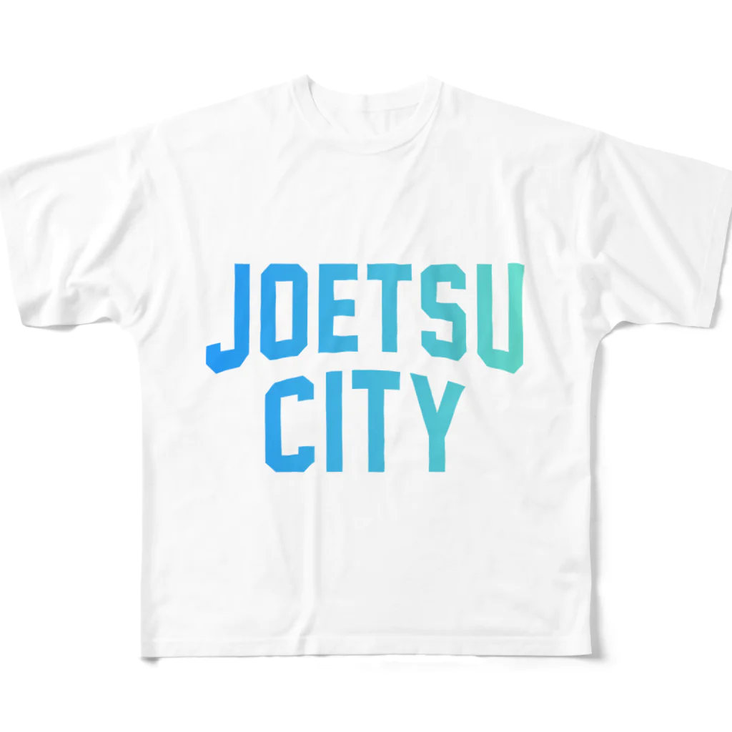 JIMOTO Wear Local Japanの上越市 JOETSU CITY All-Over Print T-Shirt