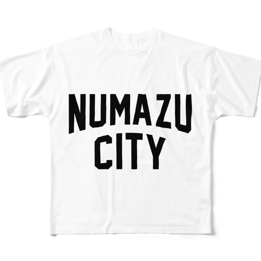 JIMOTO Wear Local Japanの沼津市 NUMAZU CITY フルグラフィックTシャツ