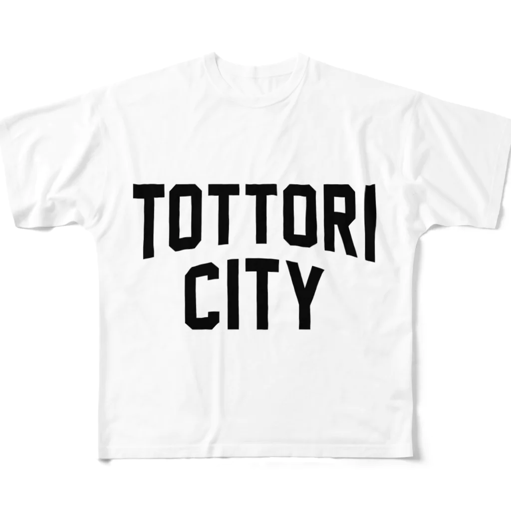 JIMOTOE Wear Local Japanの鳥取市 TOTTORI CITY All-Over Print T-Shirt