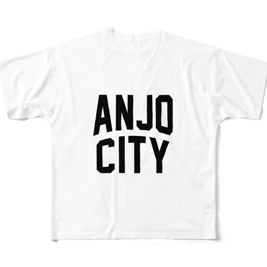 JIMOTO Wear Local Japanの安城市 ANJO CITY フルグラフィックTシャツ