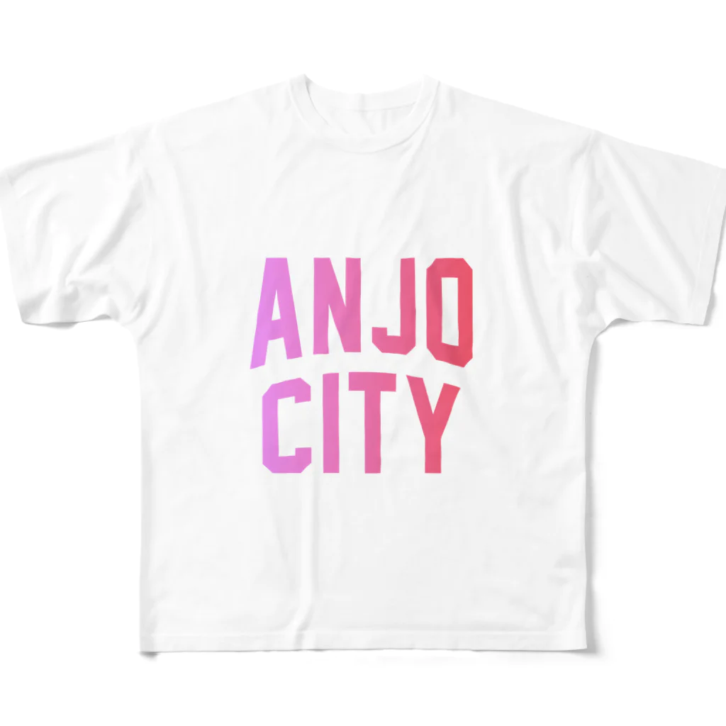 JIMOTOE Wear Local Japanの安城市 ANJO CITY All-Over Print T-Shirt