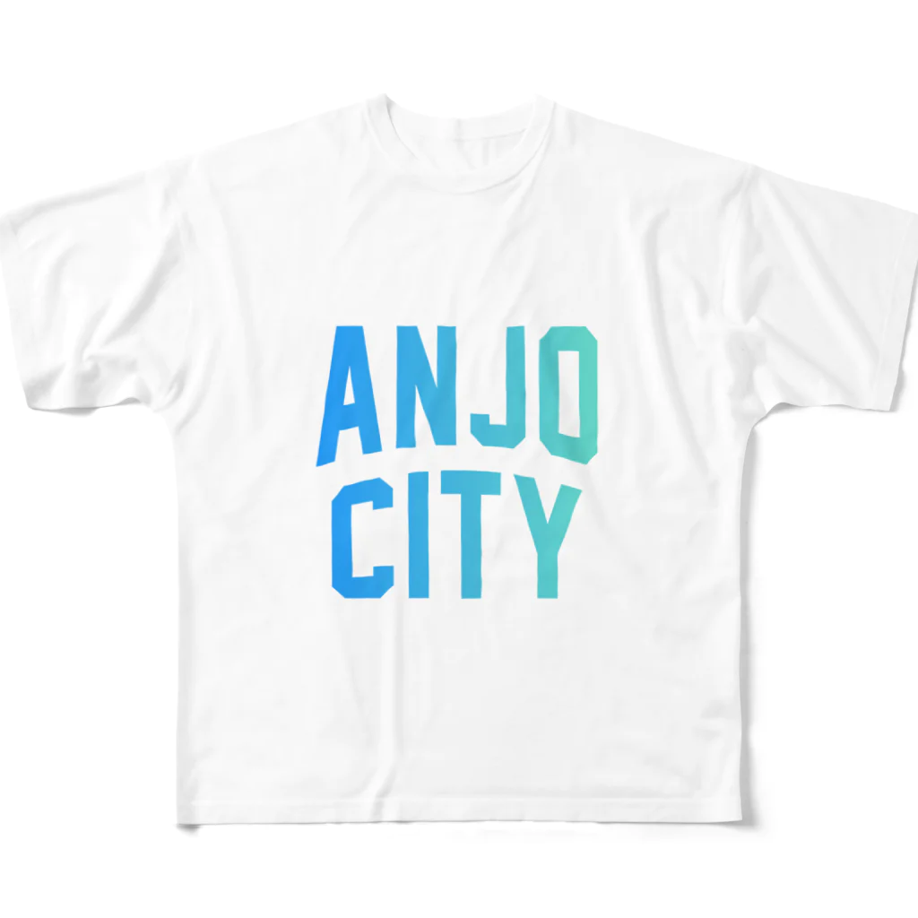 JIMOTOE Wear Local Japanの安城市 ANJO CITY All-Over Print T-Shirt