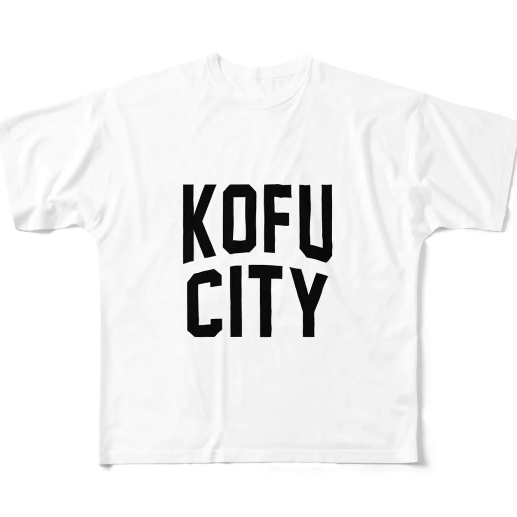 JIMOTO Wear Local Japanの甲府市 KOFU CITY All-Over Print T-Shirt