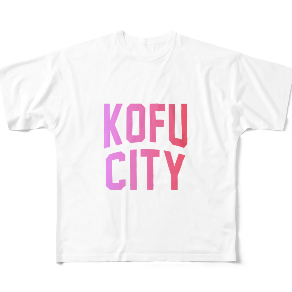 JIMOTO Wear Local Japanの甲府市 KOFU CITY フルグラフィックTシャツ