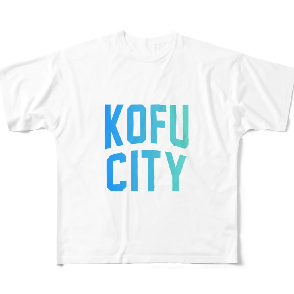 JIMOTOE Wear Local Japanの甲府市 KOFU CITY All-Over Print T-Shirt