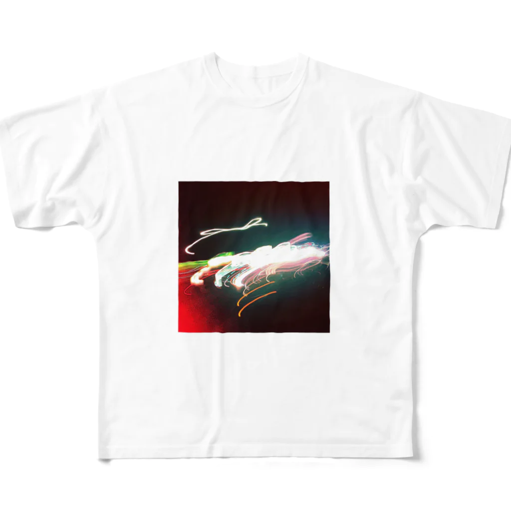 yumeazamiの街灯 フルグラフィックTシャツ