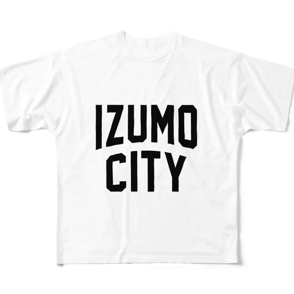 JIMOTO Wear Local Japanの出雲市 IZUMO CITY フルグラフィックTシャツ