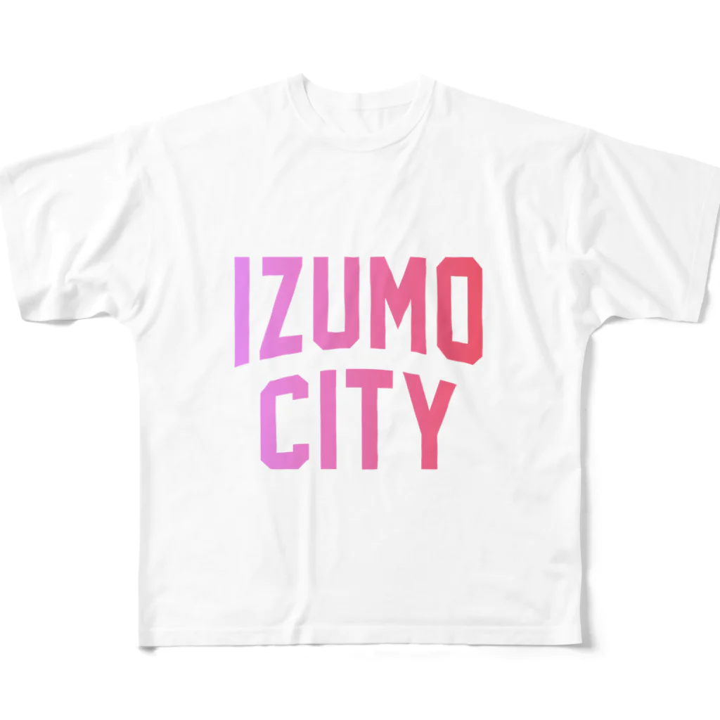 JIMOTO Wear Local Japanの出雲市 IZUMO CITY フルグラフィックTシャツ