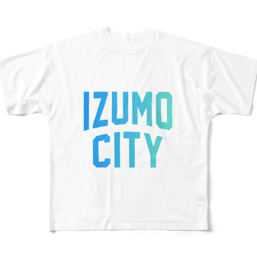 JIMOTO Wear Local Japanの出雲市 IZUMO CITY フルグラフィックTシャツ