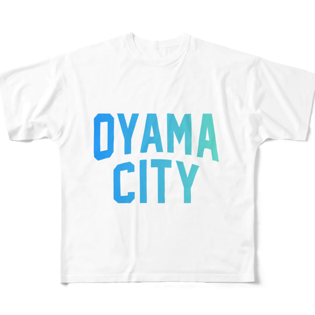 JIMOTO Wear Local Japanの小山市 OYAMA CITY フルグラフィックTシャツ
