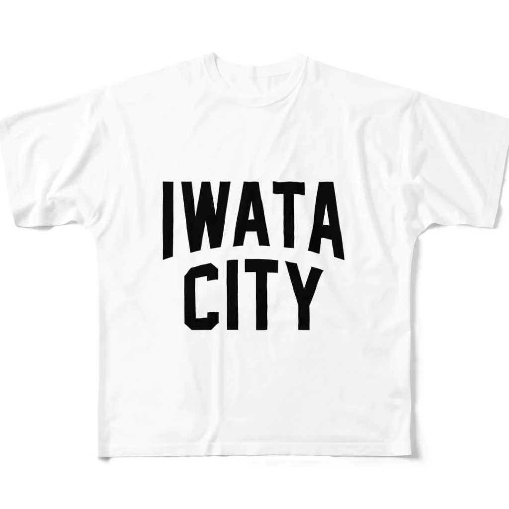 JIMOTO Wear Local Japanの磐田市 IWATA CITY All-Over Print T-Shirt