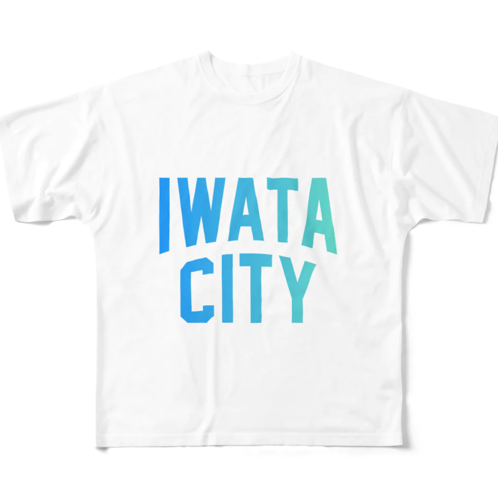 JIMOTOE Wear Local Japanの磐田市 IWATA CITY All-Over Print T-Shirt