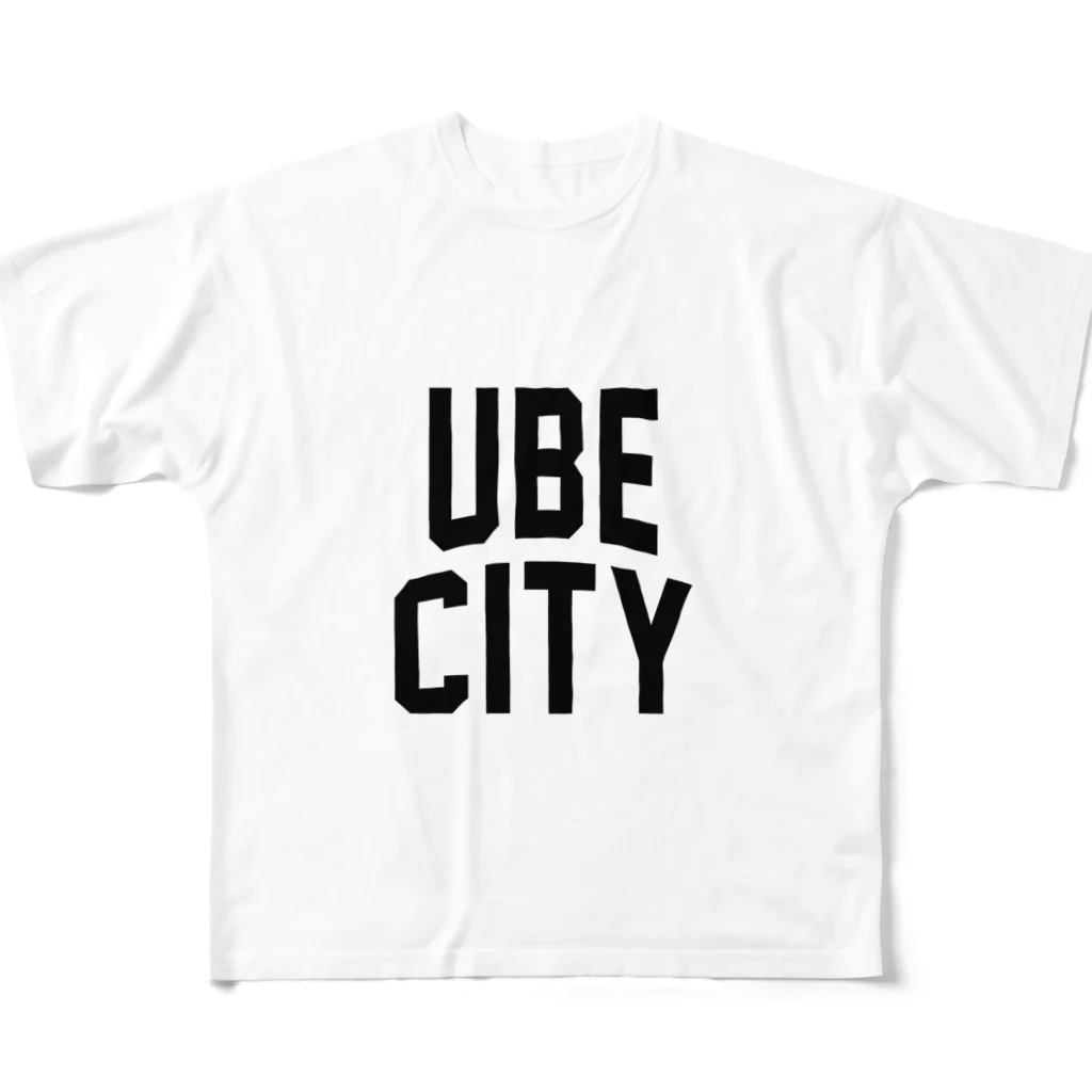 JIMOTO Wear Local Japanの宇部市 UBE CITY フルグラフィックTシャツ