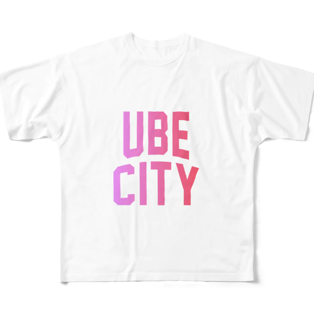 JIMOTO Wear Local Japanの宇部市 UBE CITY フルグラフィックTシャツ