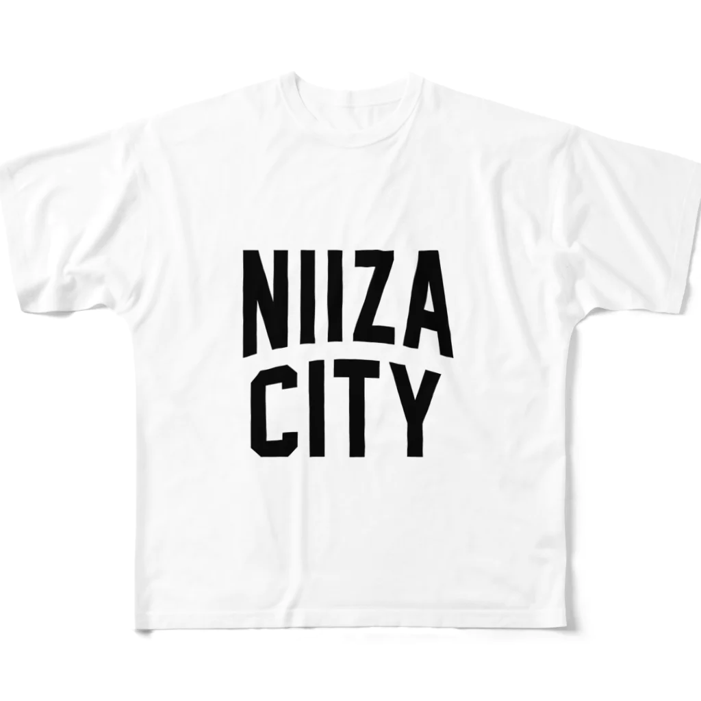 JIMOTOE Wear Local Japanの新座市 NIIZA CITY All-Over Print T-Shirt