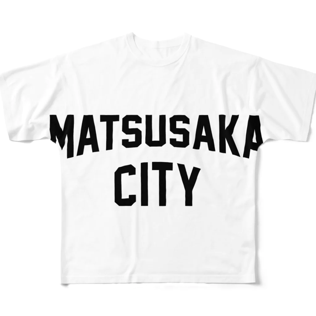 JIMOTOE Wear Local Japanの松阪市 MATSUSAKA CITY All-Over Print T-Shirt
