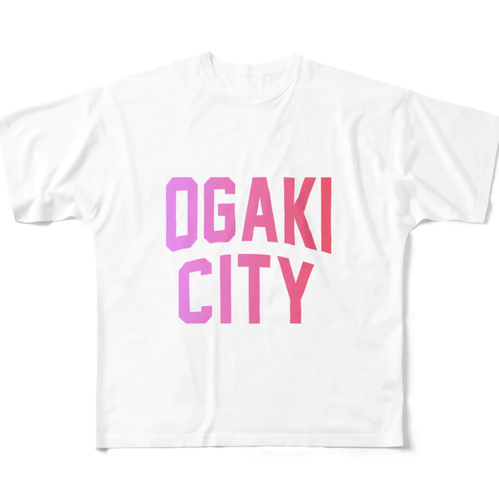 JIMOTO Wear Local Japanの大垣市 OGAKI CITY フルグラフィックTシャツ