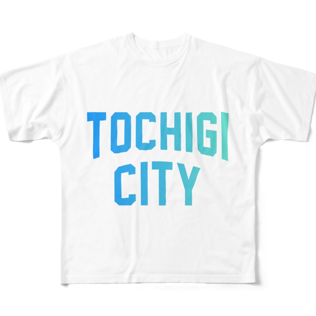 JIMOTO Wear Local Japanの栃木市 TOCHIGI CITY All-Over Print T-Shirt