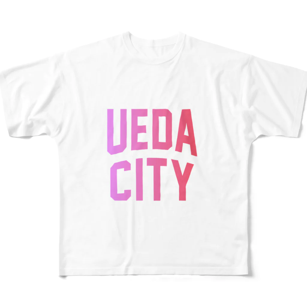 JIMOTOE Wear Local Japanの上田市 UEDA CITY All-Over Print T-Shirt