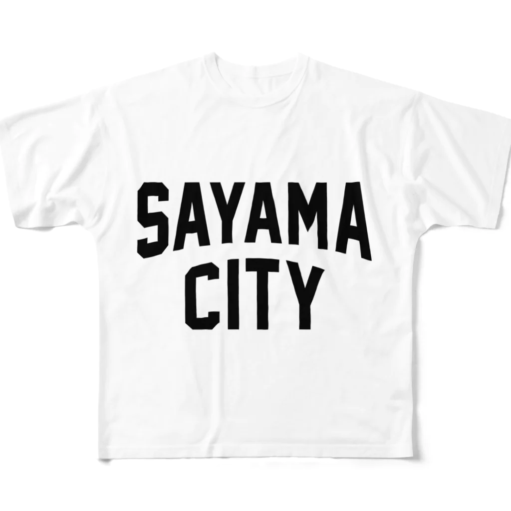 JIMOTOE Wear Local Japanの狭山市 SAYAMA CITY フルグラフィックTシャツ