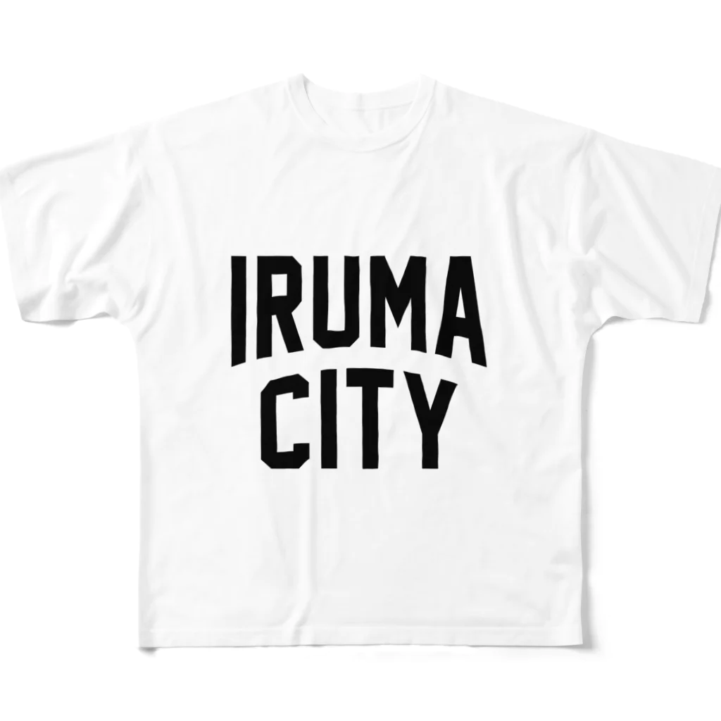 JIMOTO Wear Local Japanの入間市 IRUMA CITY フルグラフィックTシャツ