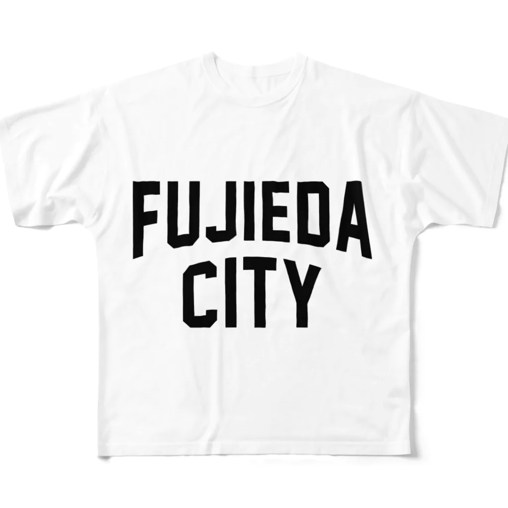 JIMOTOE Wear Local Japanの藤枝市 FUJIEDA CITY All-Over Print T-Shirt