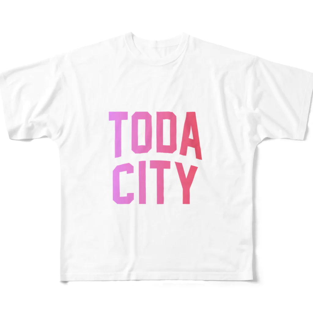 JIMOTOE Wear Local Japanの戸田市 TODA CITY All-Over Print T-Shirt