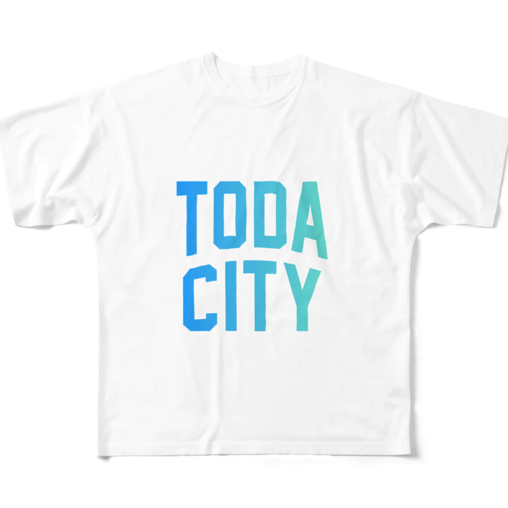 JIMOTOE Wear Local Japanの戸田市 TODA CITY All-Over Print T-Shirt