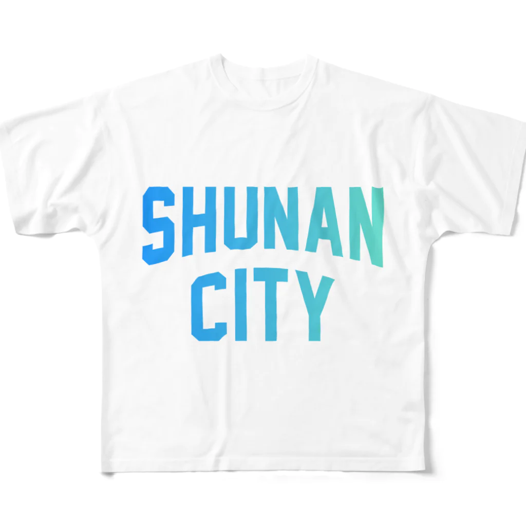 JIMOTOE Wear Local Japanの周南市 SHUNAN CITY All-Over Print T-Shirt