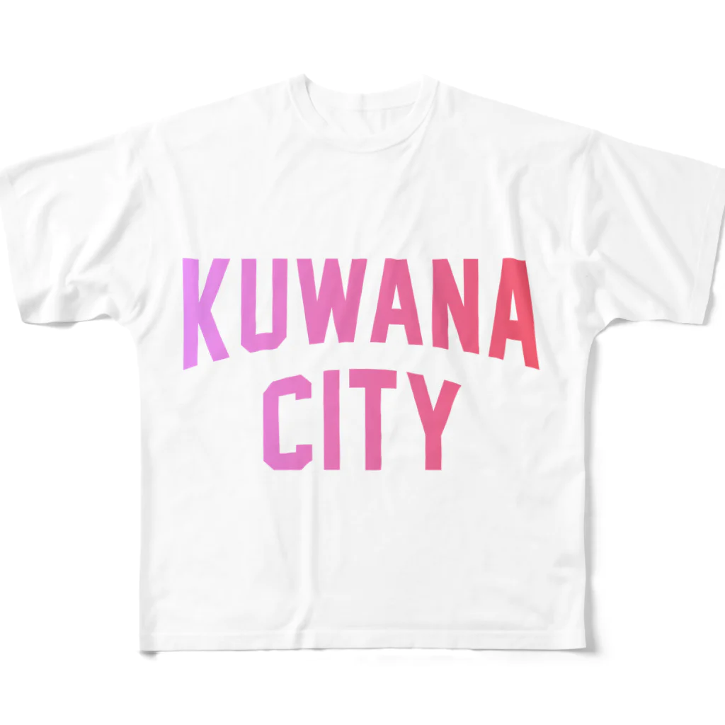 JIMOTOE Wear Local Japanの桑名市 KUWANA CITY フルグラフィックTシャツ
