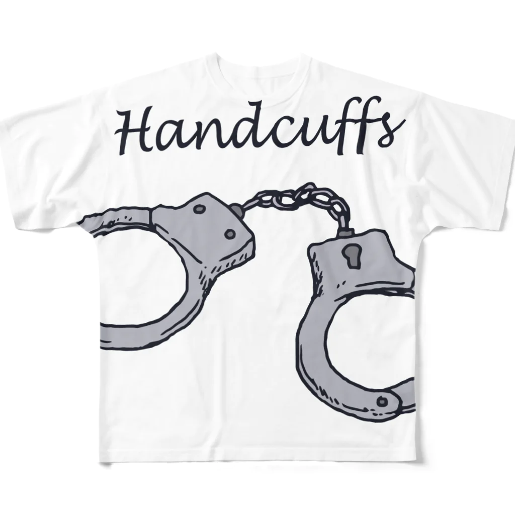 DRIPPEDのHandcuffs フルグラフィックTシャツ