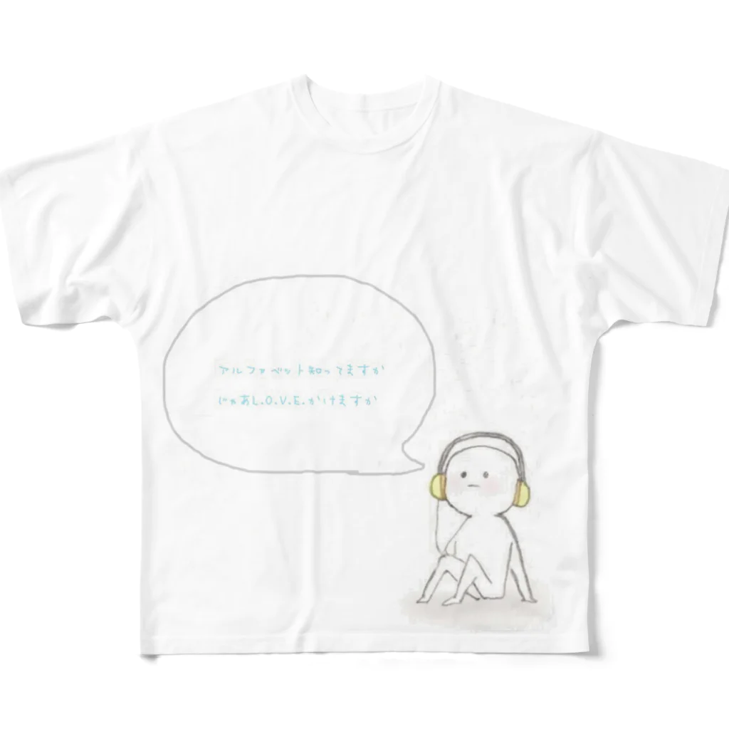 kii_kii_のＬ フルグラフィックTシャツ