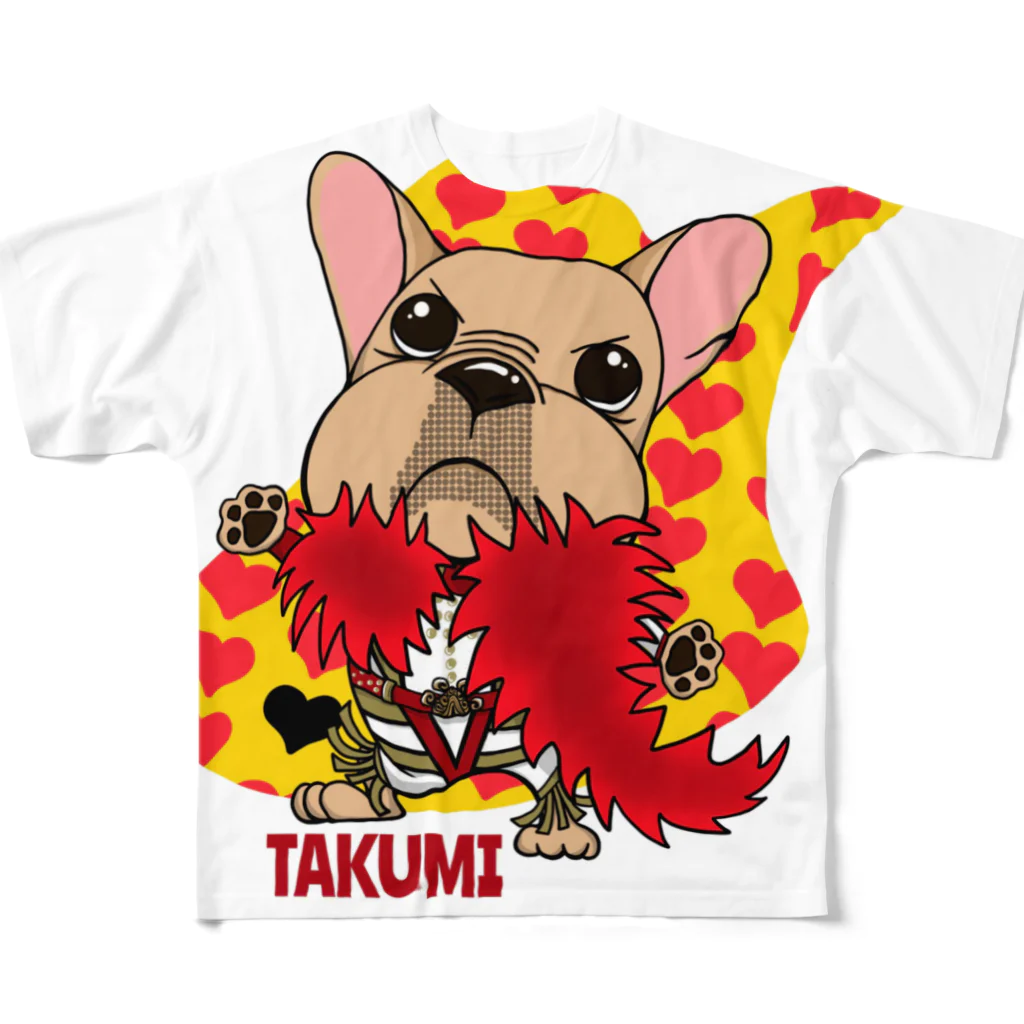 彩羽 匠 takumi irohaのわさイラスト フルグラフィックTシャツ