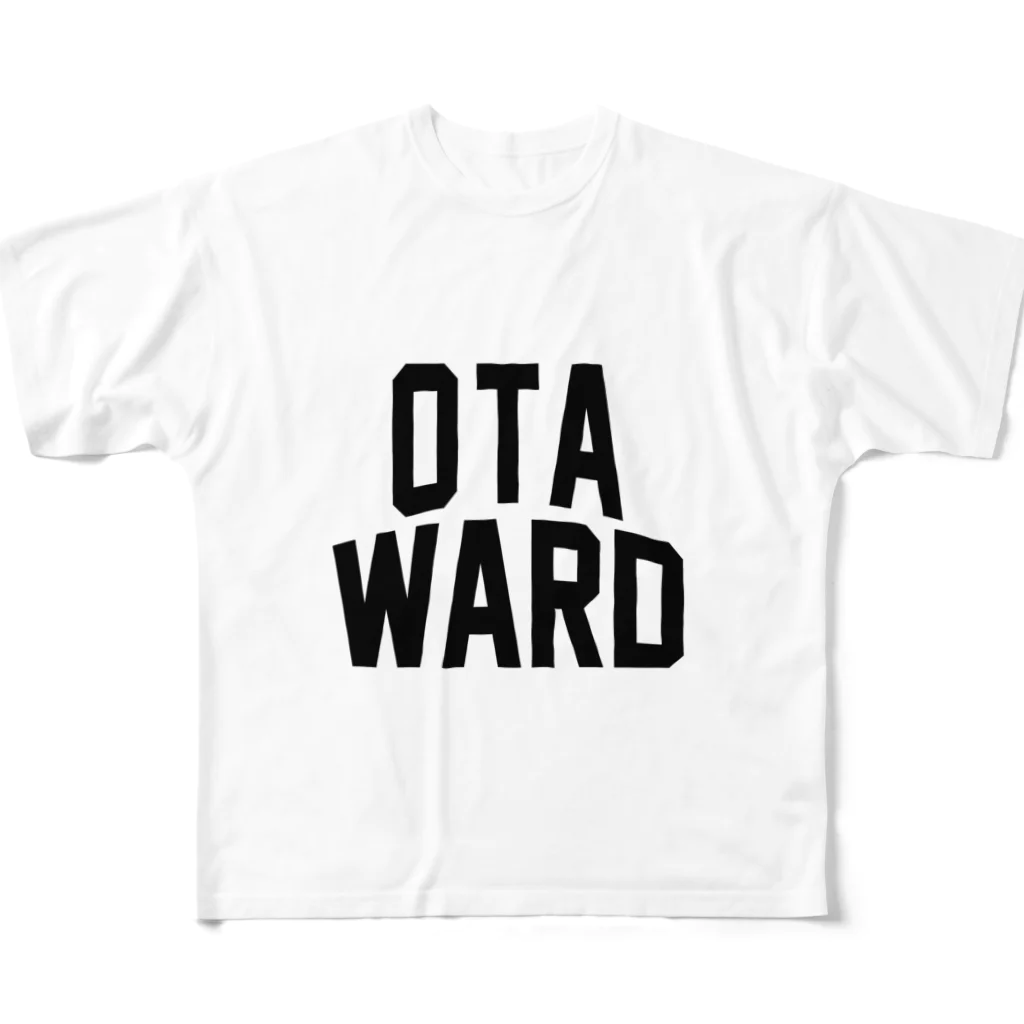 JIMOTOE Wear Local Japanの大田区 OTA WARD フルグラフィックTシャツ