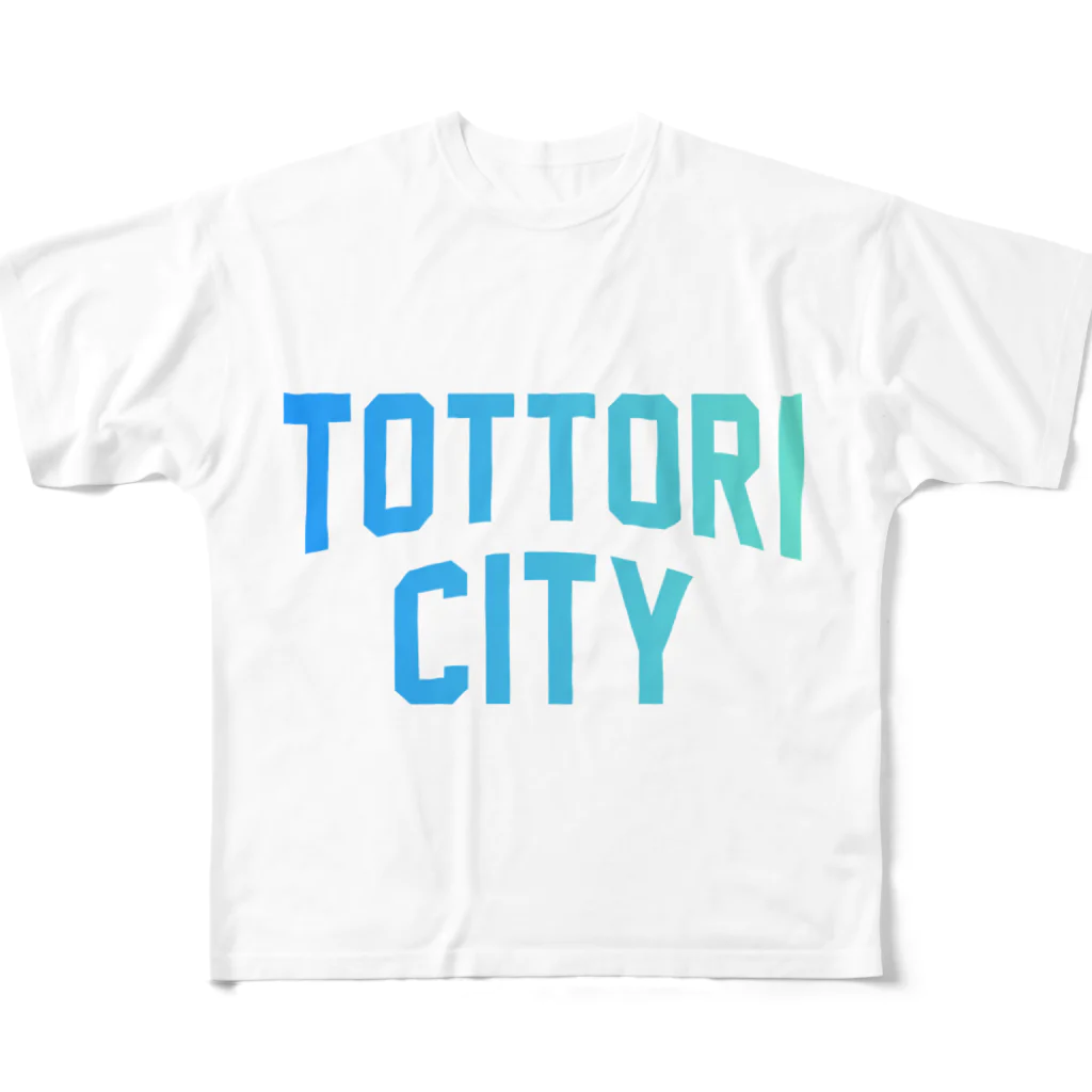 JIMOTO Wear Local Japanの鳥取市 TOTTORI CITY フルグラフィックTシャツ