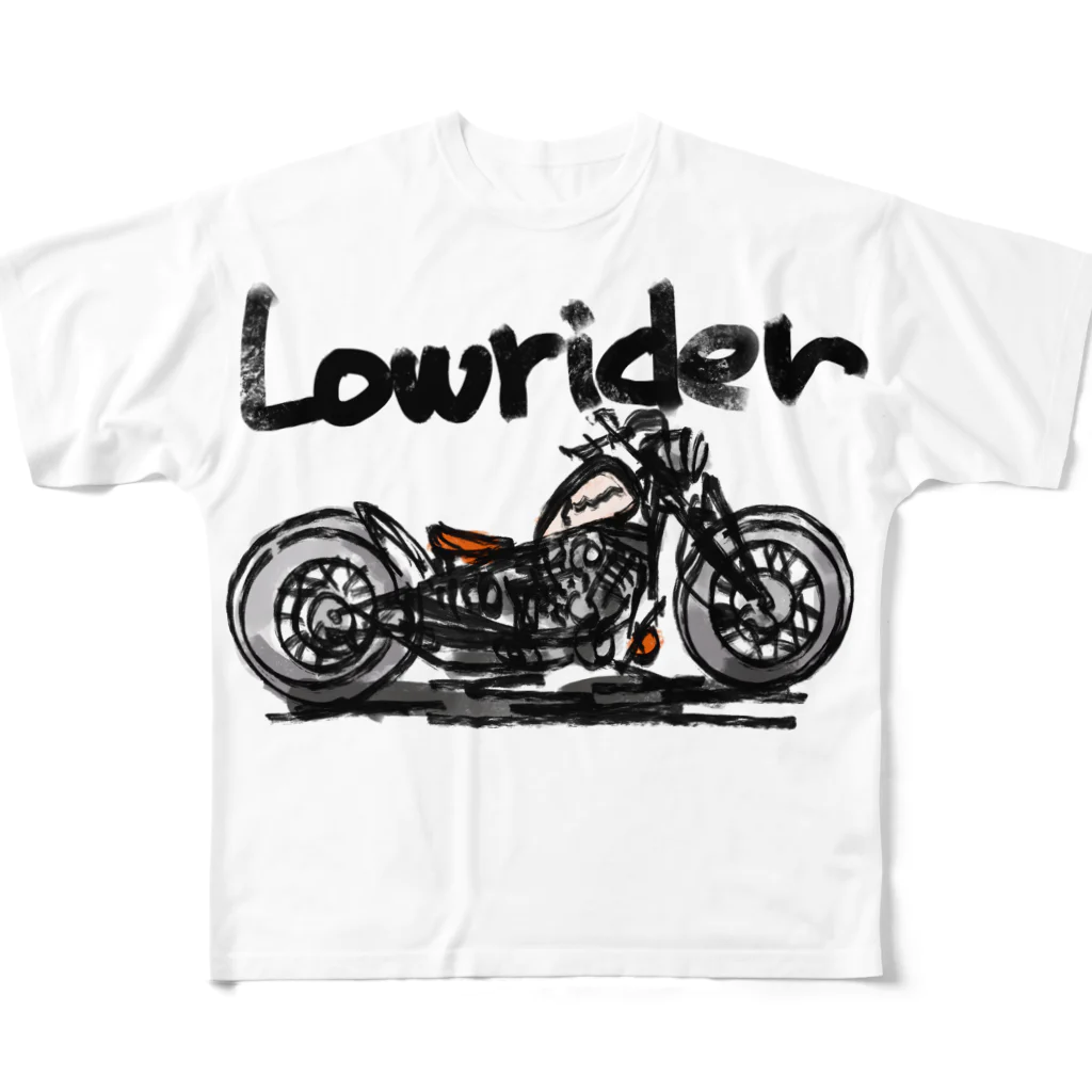 スタジオばんやのLowrider  フルグラフィックTシャツ