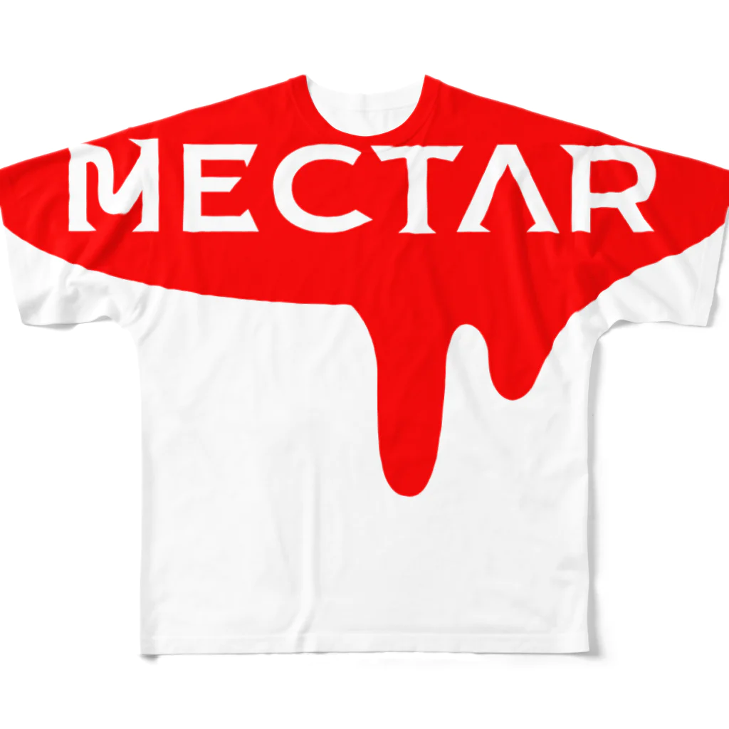NectarのDripping logo フルグラフィックTシャツ