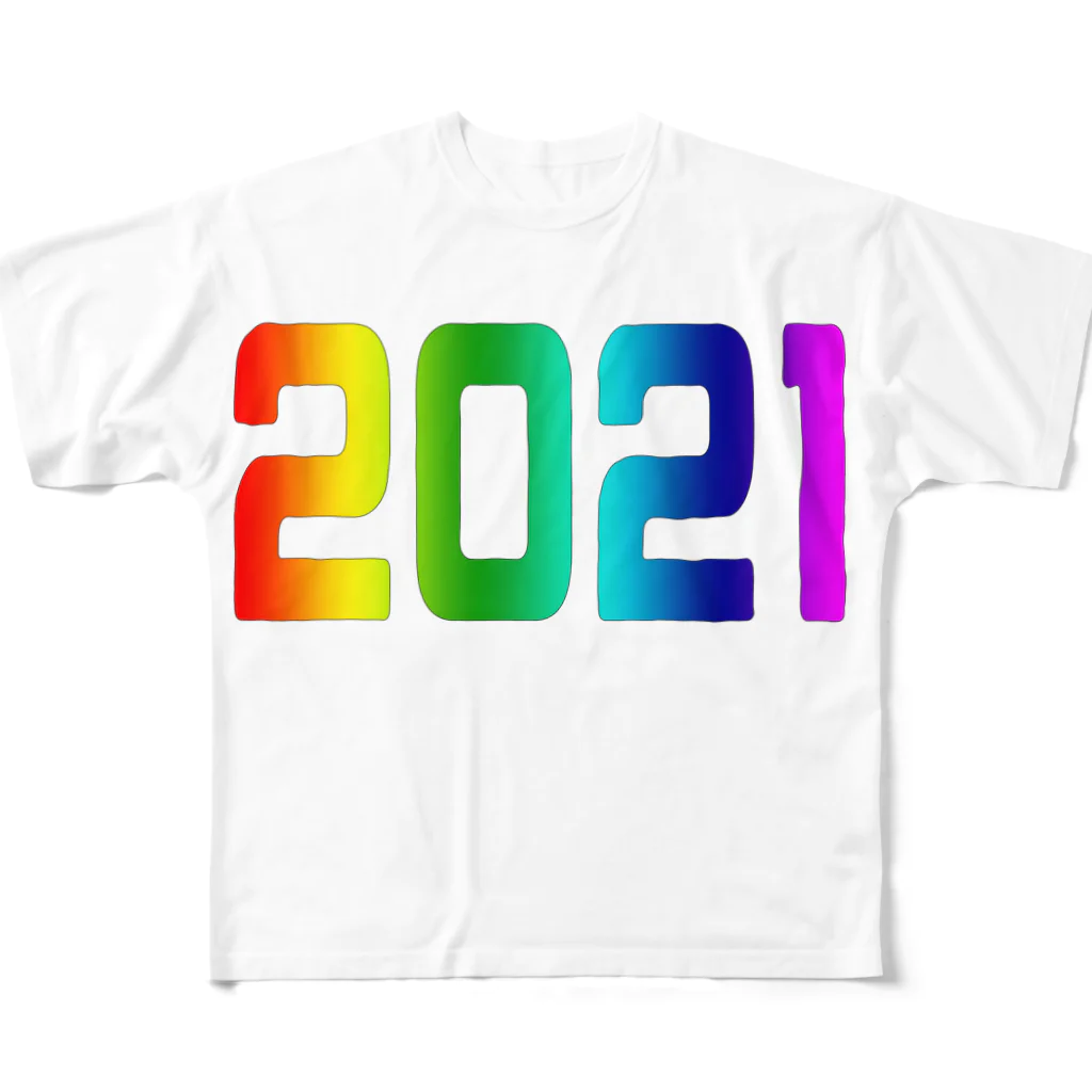 ナヱジ・ナインG🎩の2021 All-Over Print T-Shirt