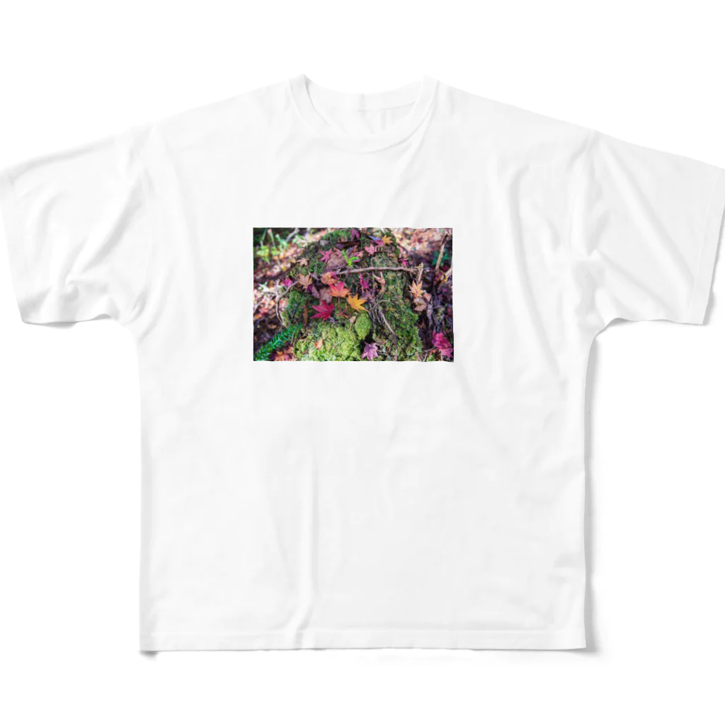 otakeの写真店のもみじ All-Over Print T-Shirt