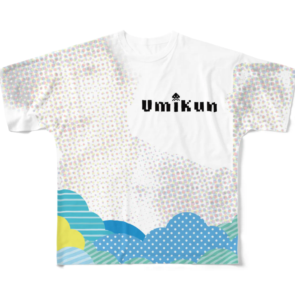 UminpoのフルグラフィックＴシャツ All-Over Print T-Shirt