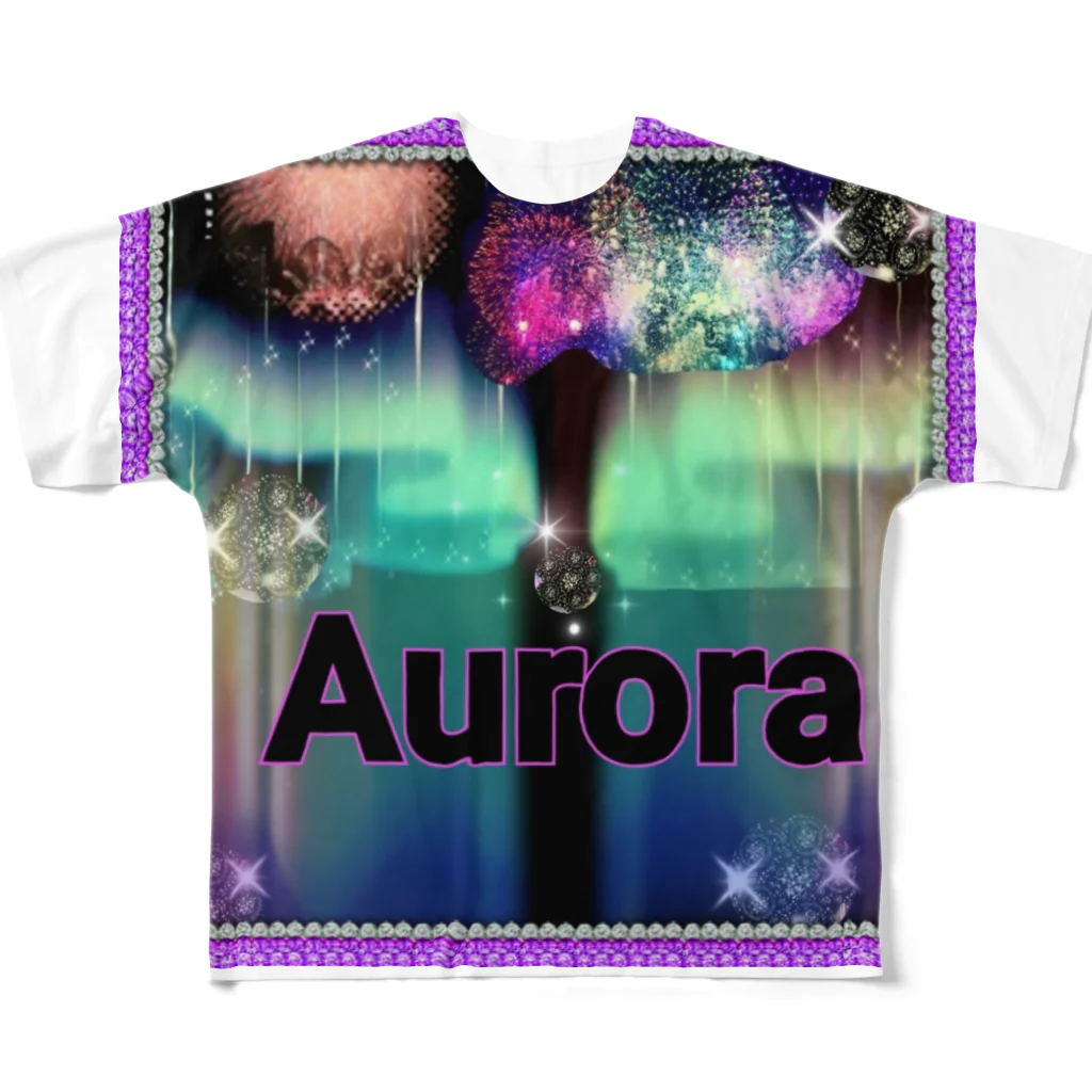 みっぴーの🎀シャーベッドベイビー/Aurora Sherbet baby s  フルグラフィックTシャツ