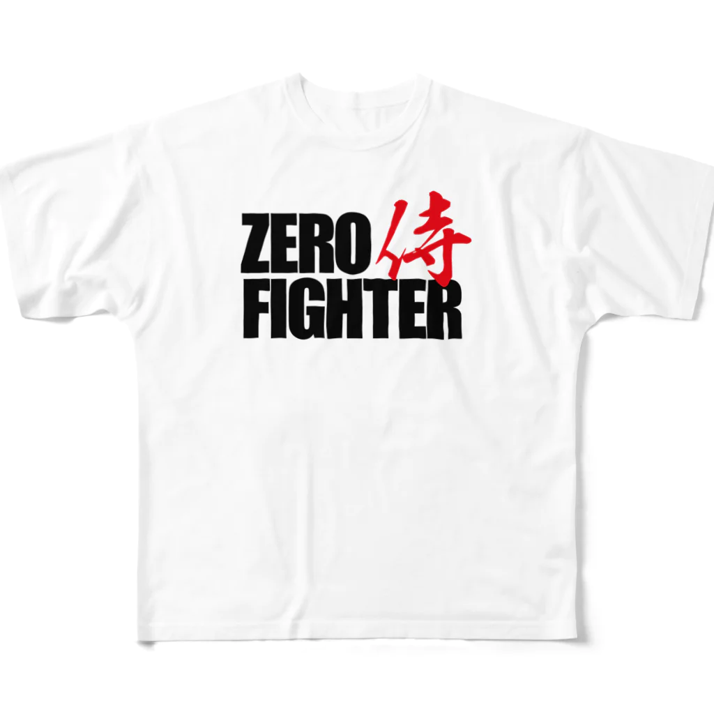 Atelier NyaoのZERO FIGHTER 空の侍 All-Over Print T-Shirt